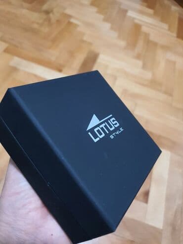 srebrne visece mindjuse: Čvrsta narukvica, Lotus, Materijal: Hirurški čelik — 3