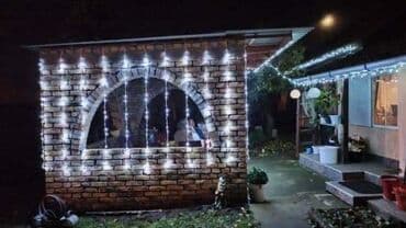 led dekoracija: LED zavese 4x2m cena 2800din 6x2m cena 3700din Zuto, belo, sareno — 2