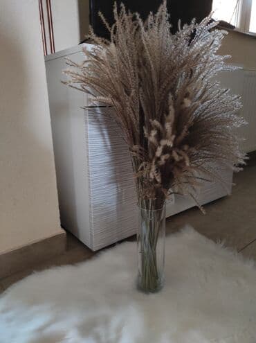 pesak za cvece: Artificial flower, color - Beige — 2