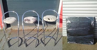 ikea stolovi za manikir: Šank - barske stolice EFFEZETA + sto IKEA Slike 2-7: HROMIRANE — 1