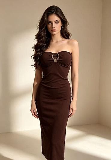 top korseti: Elegantna ženska haljina bez naramenica – Emi Moda, Made in Italy 1800 — 8