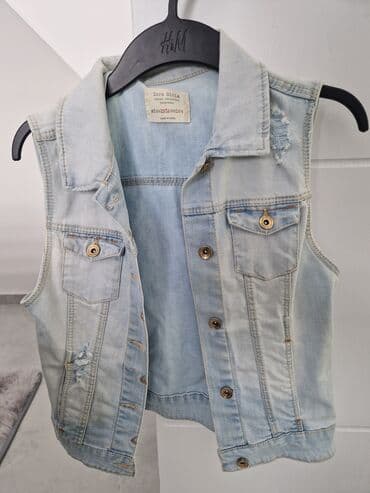 jakne c a: Zara, 2XS (EU 32), Teksas, bоја - Svetloplava — 1