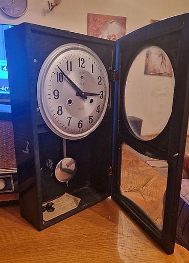 Bicikli: Zidni sat Polaris 15 Day U odličnom vizuelnom stanju, dugo služio kao — 3