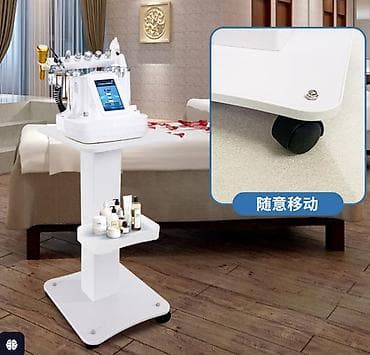 Pojasevi za korekciju držanja: Kozmetički kolica/stalak za aparate – metalna konstrukcija, točkići sa — 3