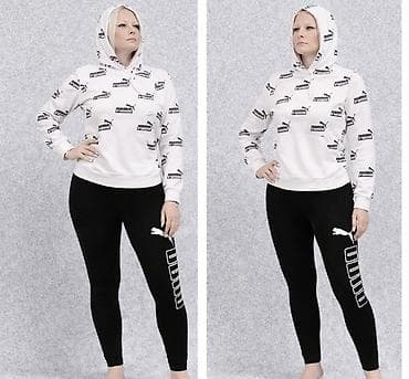 Haljine: Ženska sportska trenerka – dukserica s kapuljačom i helanke - Gornji — 2