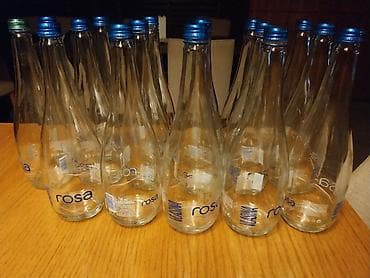 bacač diska: Staklene boce „Rosa“ sa navojnim čepovima - Količina: više komada na — 1