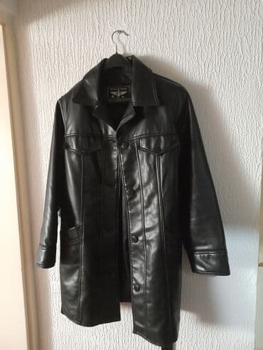 Headgear: Leather jacket Genuine leather, color - Black — 1