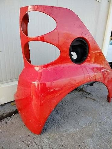 Car Body Parts: ZADNJE DESNO KRILO CRVENO ZA SMART FORTWO OD 2007. DO 2014. GOD. | — 2