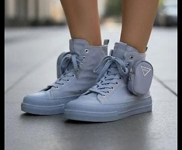 onitsuka tiger patike: Visoke patike u pastelnoplavoj boji sa džepićem na članku. - Model — 1