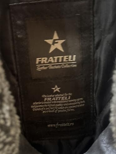 burton jakne: Muška kožna jakna Fratteli – pilotski/airborne stil Extra ocuvana — 3