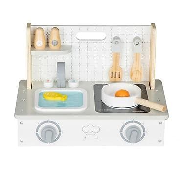 Kids' Kitchens: Drvena rerna sa dodacima, mini kuhinja ECOTOYS Šifra proizvoda: TL1 — 3