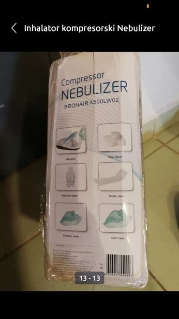 Inhalatori, nebulizatori: Inhalator kompresorski dobar Nebulizer sa novom maskom i rasprskivačem — 6