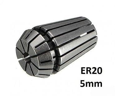 mega maxi alat: ER20 stezna čaura – 5 mm - Tip: ER20 preciziona stezna čaura (kolcet) — 4