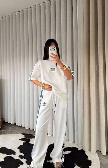 komplet odece: Adidas, One size, bоја - Bela — 2