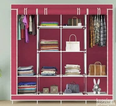 01. Platneni garderober Cena: 4700din Savršeno dizajniran ormar od