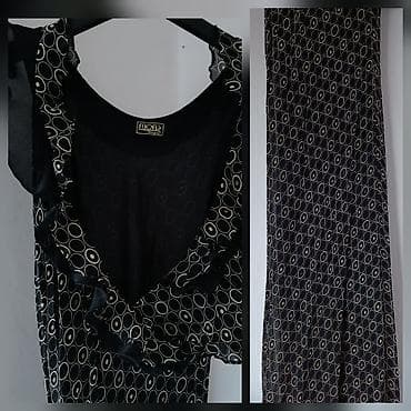 kraljevo haljine: Rasprodaja!!!. Duga večernja haljina Mona - Boja: crna sa bež/ivory — 3