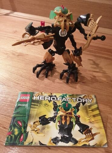 jaknice sa krznom: LEGO scarox hero factory set 44003. Velika igracka sa instrukcijama — 1