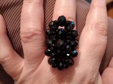 kutija za nakit za devojcice: Women's ring, Handmade, Material: Cubic zirconia, Crystal — 8