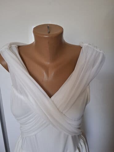 haljine sečene ispod grudi: L (EU 40), color - White, Evening, Other sleeves — 2