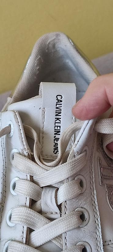 puma disk patike: Calvin Klein, 38, bоја - Bela — 7