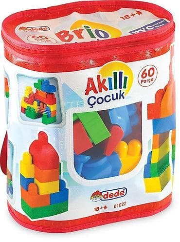 Building Blocks: Kocke u vreći 60pcs – DEDE Opis: - Set sadrži 60 plastičnih kocki — 1