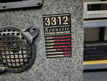 zvucnici sa pojacalom: Acoustic studio monitor 3312 basevi 12 incha trosistemci minimalna — 2