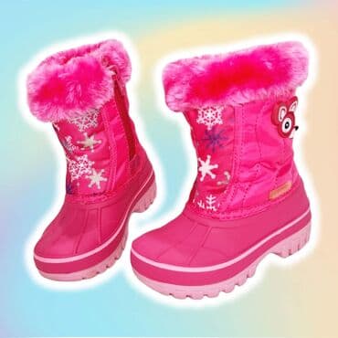 brojevi obuće za djecu: Odlicne nepromocive cizmice za kisu i sneg sa dva podesiva cicka — 1