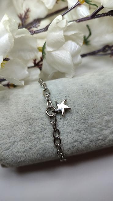 Novčanici: Narukvica sa priveskom morske zvezde - Materijal: metal u srebrnoj — 3