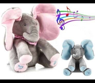 Slon Koji Igra, Peva i Mrda Usima NOV Raspevani Slon Peek a Boo AKCIJA