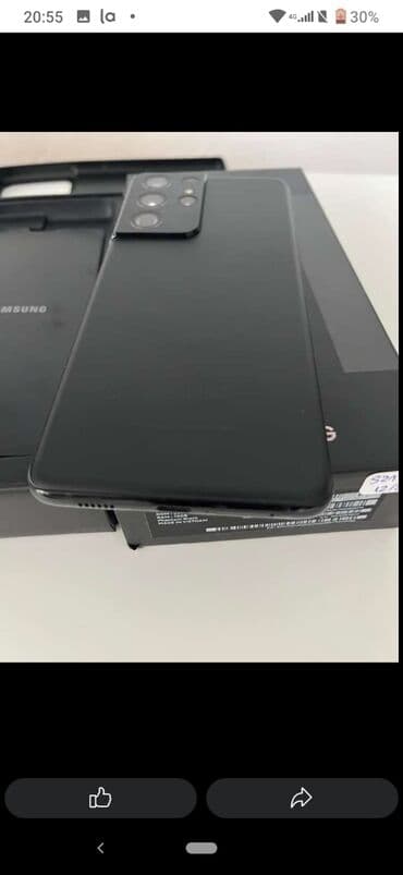 iphone x 300€: Samsung Galaxy S21 Ultra, 16 GB, color - Black, Broken phone, Button phone, Dual SIM cards — 6