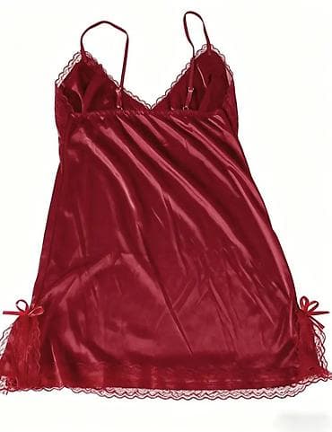 ugg bor: Satenasta spavaćica – bordo,vel. M - Materijal: glatki, sjajni — 4