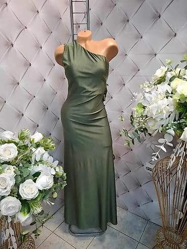 Haljine: Elegantna duga haljina na jedno rame - Kroj: uska silueta koja prati — 4