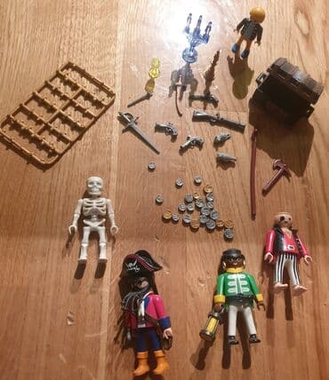 igračke od kartona: Playmobil pirate set 3939 pirati - gusari i blago. Svecnjak — 5