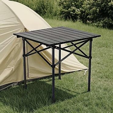 retro drvene stolice: Rasklopivi Kamperski Sto Adventure M – 53 x 50 x 51 cm Kompaktan — 1