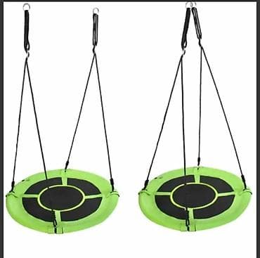 tabure forma ideale: Tanjir ljuljaška za dvorište – kružna “swing saucer” - Velika okrugla — 4