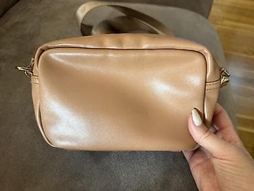 torbica hermes: MOHITO ženska crossbody torba u bež/karamel nijansi. - Materijal — 3