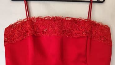 haljine c a 2023: C&A S (EU 36), color - Red, Cocktail, With the straps — 2