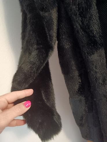 sofiae jakne: Ps fashion Duga crna bunda od veštačkog krzna - Brend/etiketa — 3