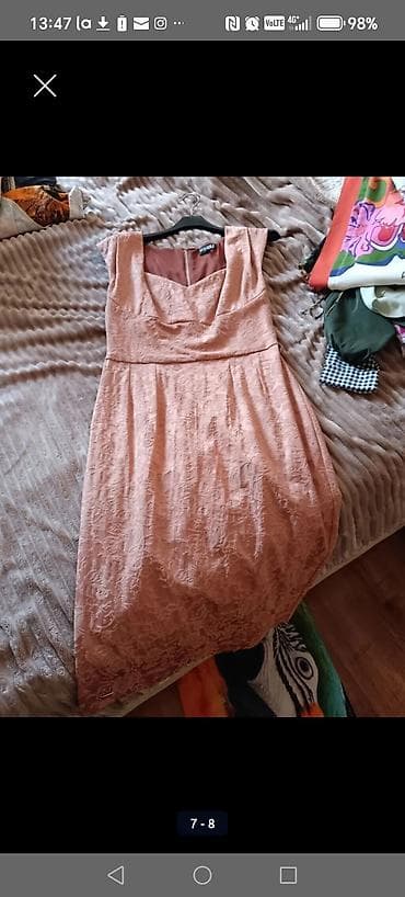 bele tn patike: Vogeli Lot haljina – 4 komada - Zelena elegantna haljina: midi — 2