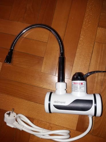 delimano slavina i protočni bojler 2 u 1: DELIMANO slavine nove u kutiji. model iz zida i model iz sudopere — 1