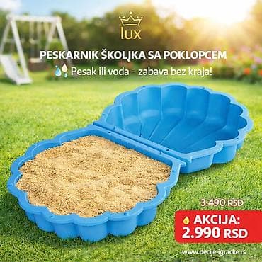 PESKARNIK SA POKLOPCEM NOVO HIT ponuda koju ne smeš da propustiš! ☀️ na lalafo.rs PESKARNIK SA POKLOPCEM NOVO HIT ponuda koju ne smeš da propustiš! ☀️