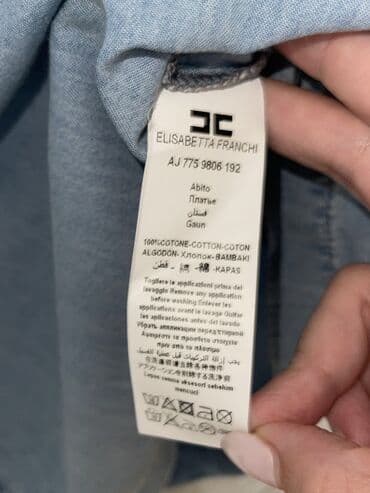 c a haljine 2022: Elisabetta Franchi S (EU 36), M (EU 38), color - Blue, Without sleeves — 10
