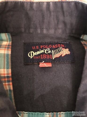 Radna odeća: Original U. S. Polo kosulja S/ M 100% cotton ramena 45cm, duzina — 3