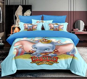 Bed sheets: Dečija posteljina sa printom crtanih junaka. Set od 3 dela. Više — 8