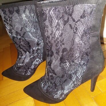 Sweatpants: Ankle boots, 38 — 1