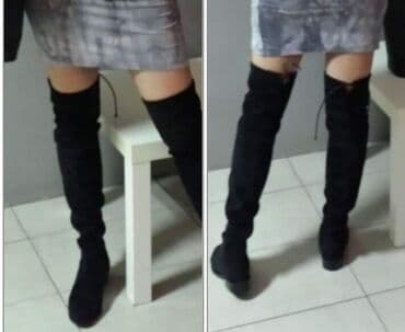 baletne papučice h: High boots, 38 — 3