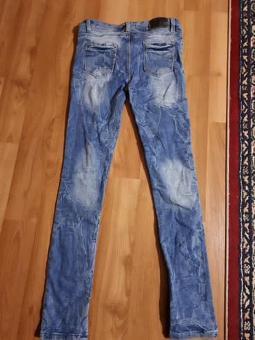 baletne papučice h m: Farmerke kvalitetne iz butika odg.26br. Dublji model kao nove — 4