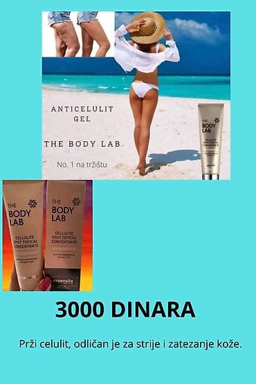 plavi gel za hladjenje: ‼️Body Lab anticelulit gel unikatan na našem tržištu zbog molekula X50 — 4