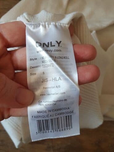 patike tn bele: ONLY haljina tunika rolka Prekvalitetna. Prelepa. Skupocena. Obucena — 3