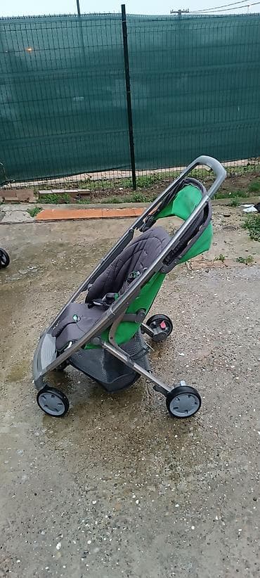 kombinezon za skijanje za decu: Svo troje kolica za 120€ QUINNY sivo-zelena, BERTONI zelena 2 u 1 sa — 3